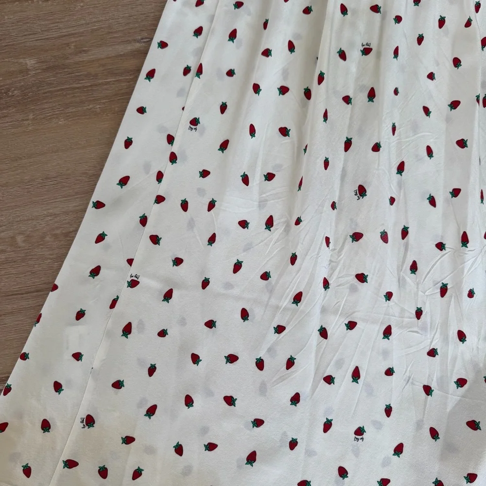 Realisation Par White Maxi Dress with Red Dot Print - Picture 5 of 5
